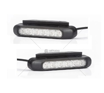Svítilna varovná LED 12-36V žlutá FRISTOM FT-200LED PREDATOR 6-funkcí