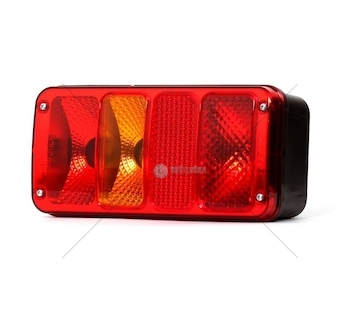 Svítilna vozíku zadní WESEM LEVÁ + mlhovka