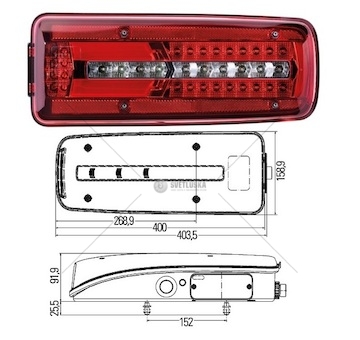 Svítilna zadní 24v full led p man tgl,tgm,tgx od 01.2004 0302883_A