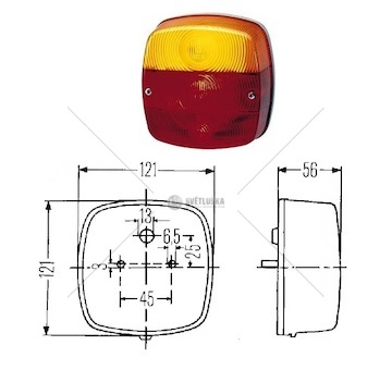Svítilna zadní 3-dílná l / p 0057760_A