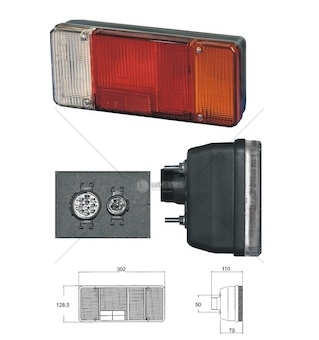 Svítilna zadní 5-dílná p iveco e.cargo, daily, daily s2000 40211212_A