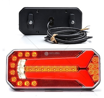 Svítilna zadní 6-dílná l/p 12v/24v led s osvětlením spz /stop,couvání,mlha,směr/kabel 2,0m 0262642_A