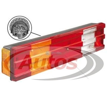 Svítilna zadní 7-dílná l mercedes actros, atego, axor, 0016266_A