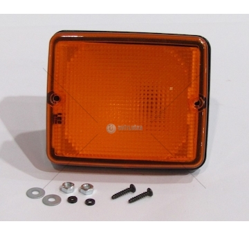 Svítilna zadní BUS žlutá 115X138 SERTPLAS