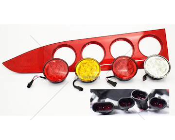 Svítilna zadní IRIZAR CENTURY levá LED DESHA YG-04-242L