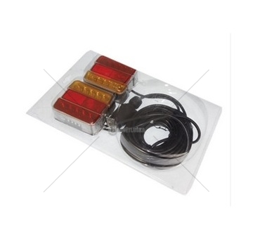 Svítilna zadní přívěsný vozík 7,5m + 2,5m 18-LED, na šrouby