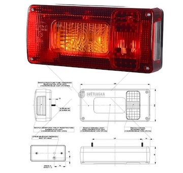 Svítilna zadní sdružená l 12v/24v p21w/5w/c5w lzt329_A