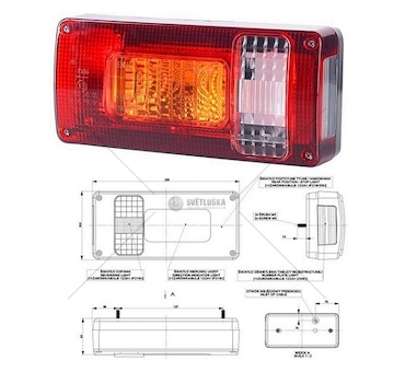 Svítilna zadní sdružená p 12v/24v p21w/5w/c5w lzt328_A