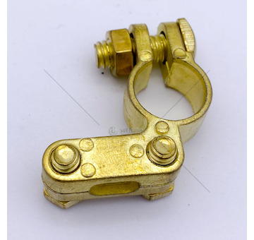 Svorka baterie CU mosazná minus 