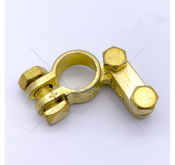 Svorka baterie CU mosazná plusová 