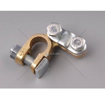 Svorka bateriová mosaz + pro japonské vozy 14mm