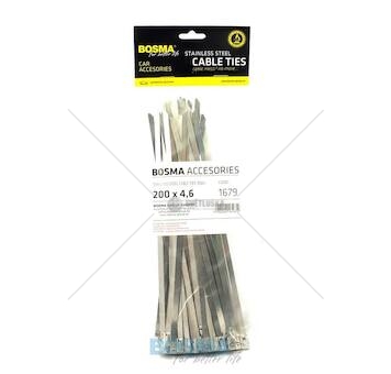 Svorka kovová 200MM 4,6MM sada 50ksT BOSMA 1679