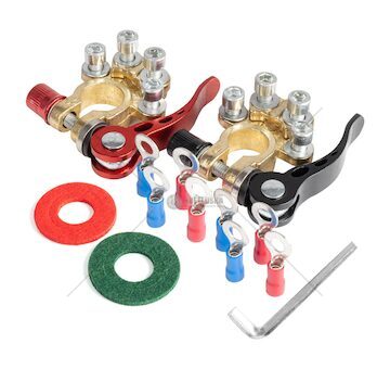 Svorky baterií s konektory AMIO-04058