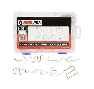Svorky na opravu plastu, 800ks MAR-POL