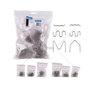 Svorky na opravu plastu RS16-RS46, 600ks GEKO