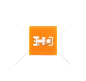 Symbol / víčko oranžové pro přední pto o | 801155