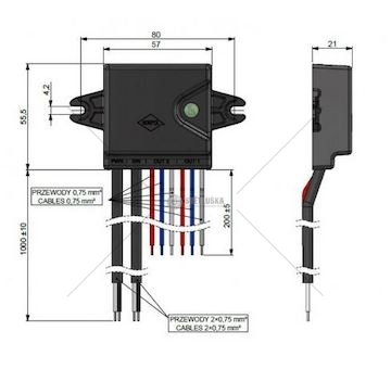 Synchronizátor výstražných svítilen HORPOL SLO2269