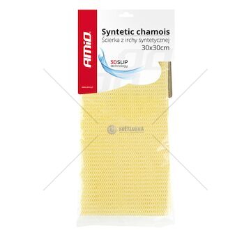 Syntetická látka z semiše s technologií 3D klouzání 30x30cm