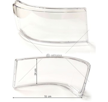 SZKLO REFLEKTORA SCANIA P/G/R/S/ PRAWE LAMIRO 890-007GLASS