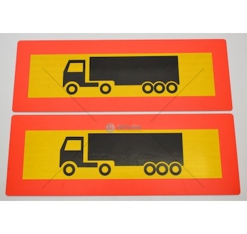 TABLICA WYROZN.PRZYCZEPY KPL.2 SZT.  T-3B/A