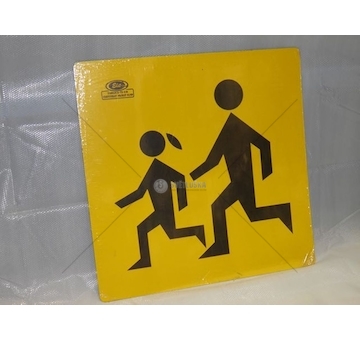 Tabule pozor děti plochá sada 2ks  70333