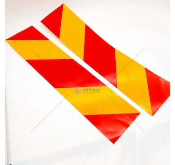 Tabule reflexní auto samolepka 2ks MTX T-2B/FOLIA