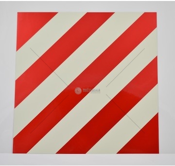 Tabule výstražná nadrozměr 350*350 SERTPLAS 9011.