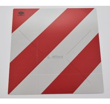 Tabule výstražná nadrozměr 423X423 KLASA 1 LEVÁ strana