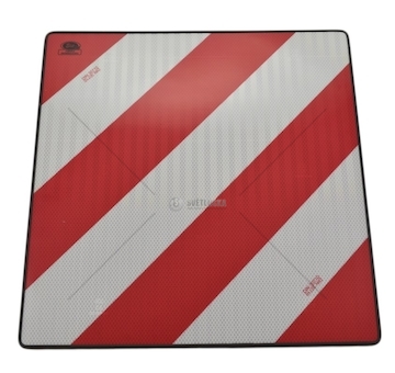 Tabule výstražná nadrozměr 500X500 odrazová DIN30710 101-04W-384L