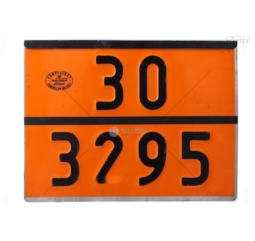 Tabulka nebezpečný náklad bez rámu  30/3295