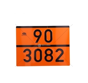 Tabulka nebezpečný náklad bez rámu 90/3082