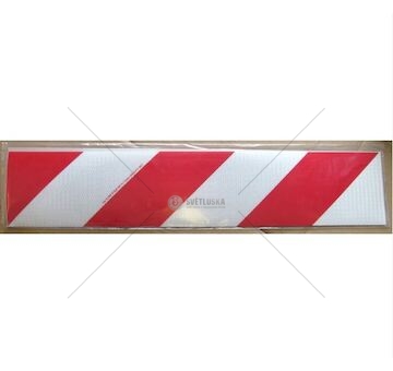 Tabulka reflexní bílá-červená 141x705 na nohy jeřábu - pár 998000079_A