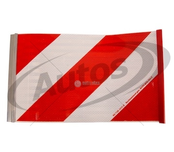 Tabulka reflexní nadměrný náklad l/p na zadní čelo - sada 2ks ,bílá-červená 0033667_A
