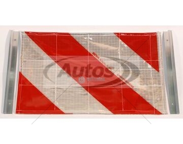 Tabulka reflexní nadměrný náklad l/p na zadní čelo - sada 2ks, bílá-červená 998000453_A