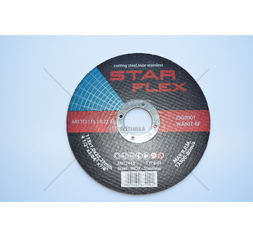 TARCZA DO CIECIA METALU 115MM*1 BF-INOX STAR TCI1151022