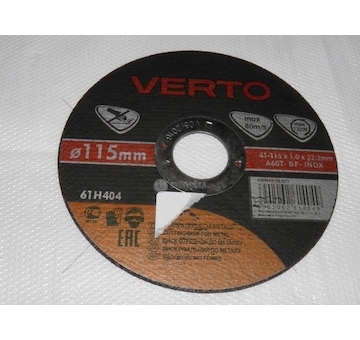 TARCZA DO CIECIA METALU 115MM*22*1 TOPEX 61H404