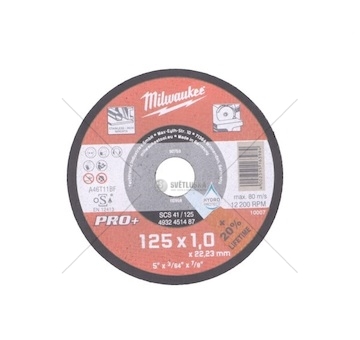 TARCZA DO CIECIA METALU 125 X 1MM PRO+ C8546 4932451487