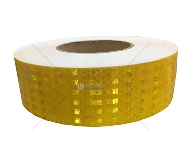 TASMA ODBLASKOWA ZOLTA 50MM ROLKA 46MB SERTPLAS 2406070