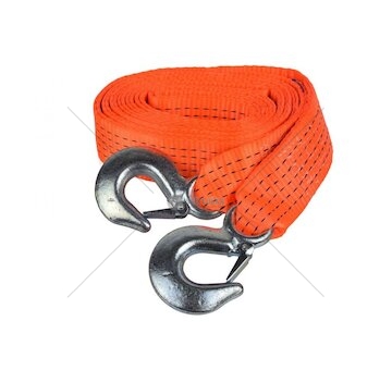 Tažné lano 5m, 5t s háky GEKO
