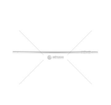 Teleskopická tyč pro síťku do bazénu, 120-360cm, 0,8mm, stříbrná