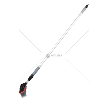 Teleskopický průtokový kartáč na mytí auta 141-240cm AMIO-03951