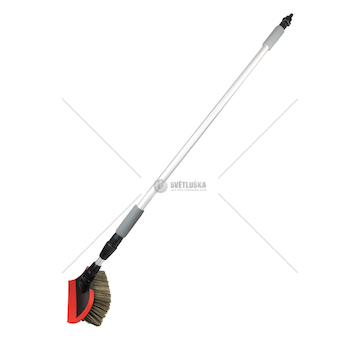 Teleskopický průtokový kartáč na mytí auta 97-160cm AMIO-03955