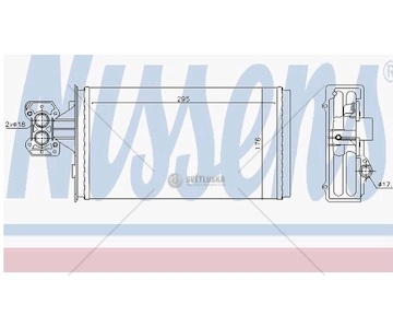Těleso topení 295x175x42 iveco e.cargo 0175309_A