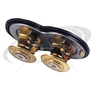 Termostat 80°c dvojitý s těsněním scania p,g,r,t, 124,144 gr/grs-900r s retardérem 0187187_A
