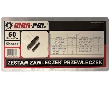 Těsné pero zaoblené, sada 60ks MAR-POL