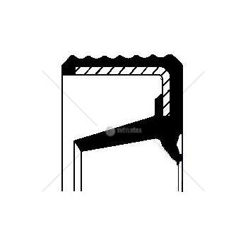 Těsnění fiat ducato 06> převodovky 2.3 jtd 16x24x5.8 WCT 01033405B