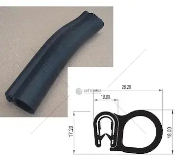 Těsnění horního okna | 6011-7962