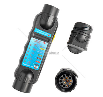 Tester zásuvek a zástrček přívěsů 7/13PIN AMIO-03225