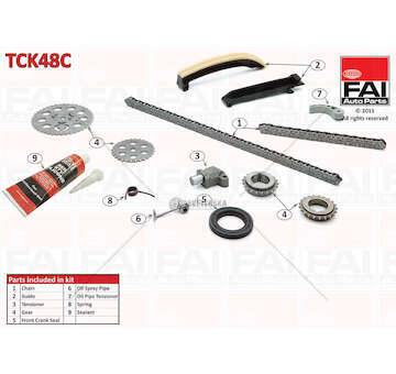 Timing Belt Set KIT SMART CITY-COUPE (450) 14 PEZZI Fai Autoparts