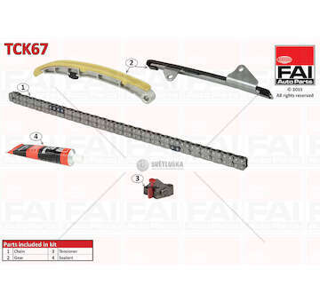 Timing Chain Kit 1NDTV - MINI R50/YARIS/COROLLA Fai Autoparts